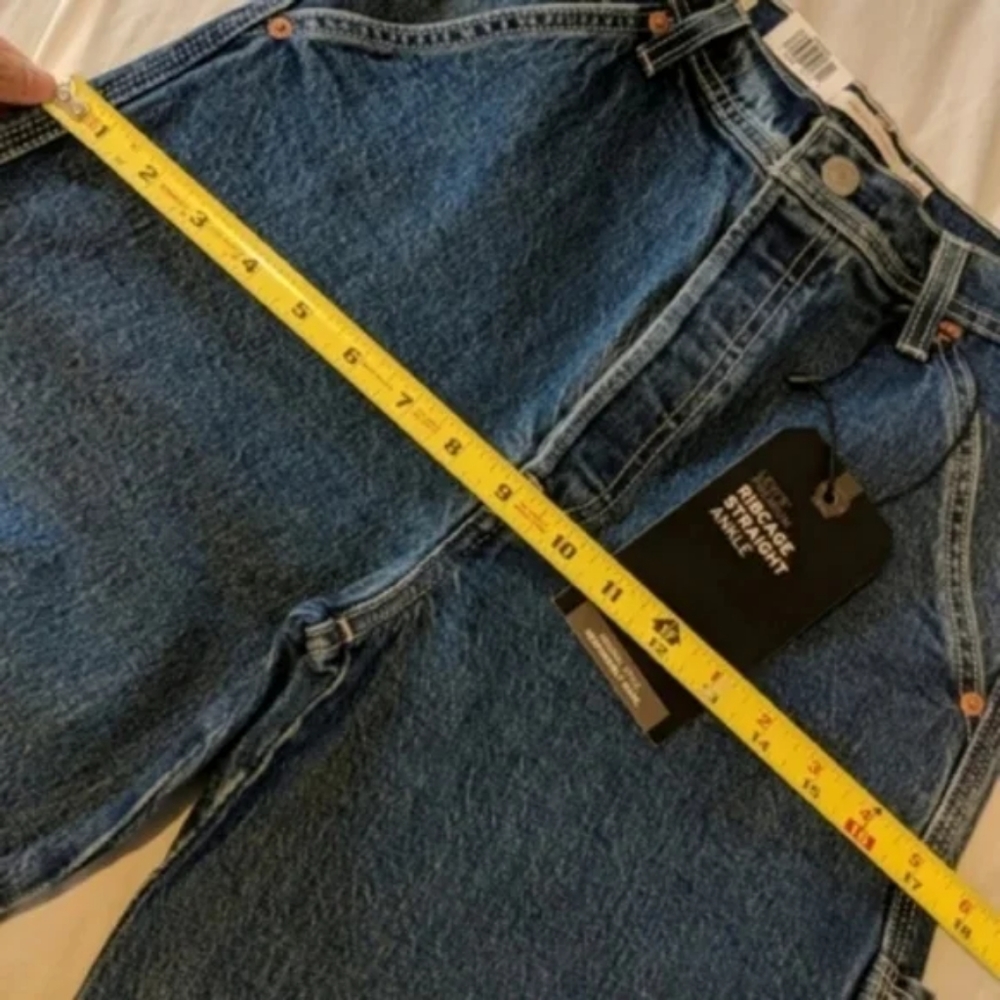 Levi's Ribcage Ankle Utility Straight Leg Carpenter Pants Jeans - Picture 10 of 12